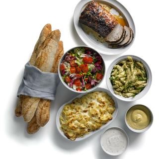Vælg selv menu med kalkunbryst