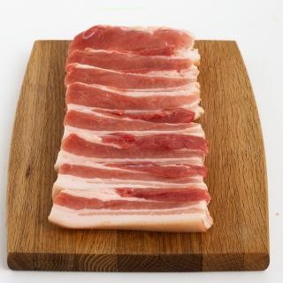 Svinebryst i skiver 1200 g.